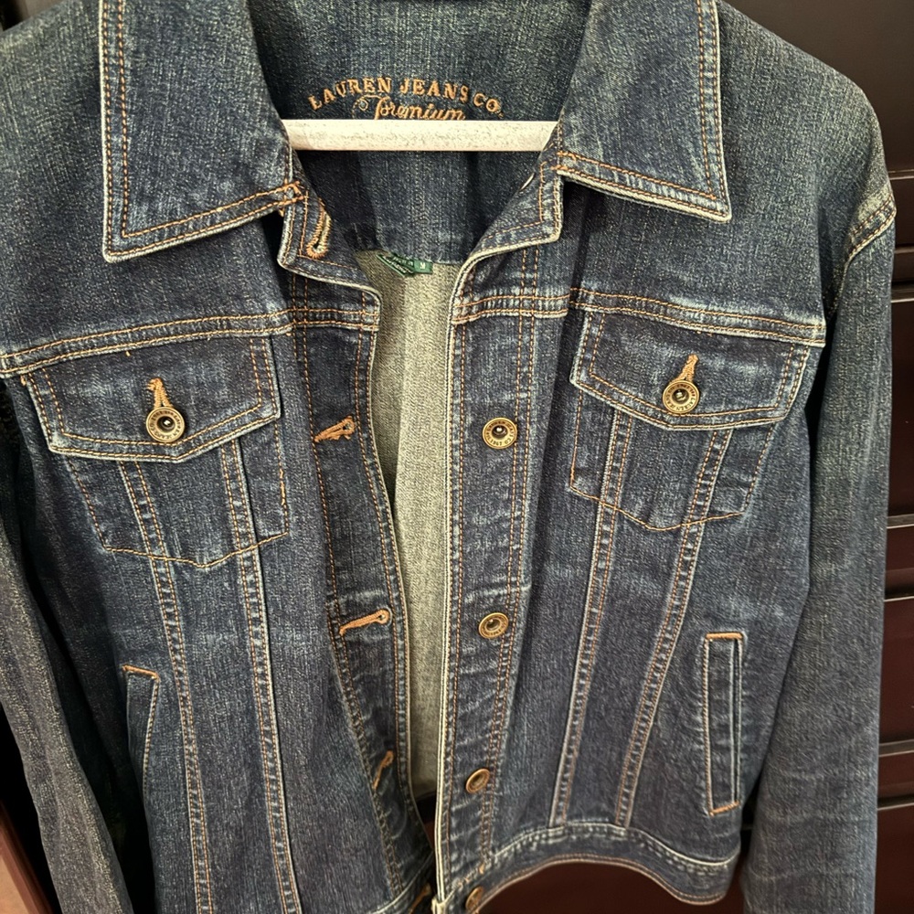 Lauren Ralph Lauren Dark Blue Jean Jacket
